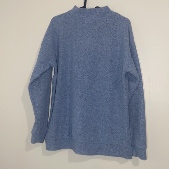 🪿Adorable Oversized Baby Blue PINK Sweater Size XS - Picture 9 of 9